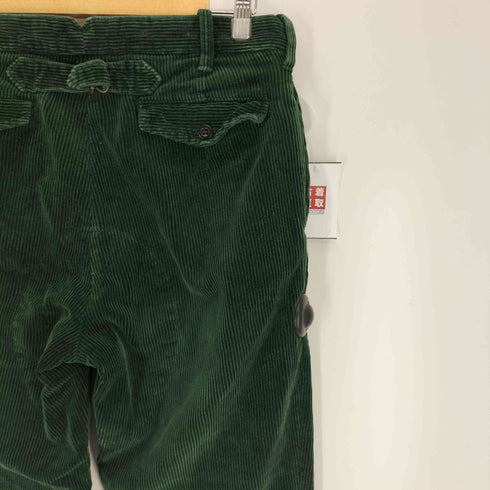 ポロバイラルフローレン Polo by RALPH LAUREN 90S 太畝 コーデュロイ サスペンダーボタン バックアジャスター ボタンフライ ストレート パンツ メンズ 32/30