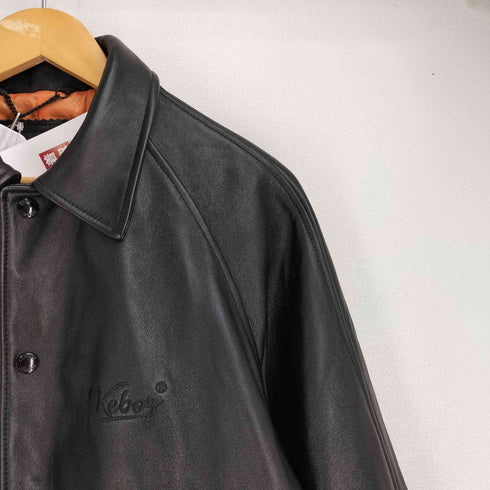 ショット Schott LOGO EMBROIDERY LEATHER COACH JACKET/レザー コーチジャケット メンズ import:XL