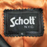 ショット Schott LOGO EMBROIDERY LEATHER COACH JACKET/レザー コーチジャケット メンズ import:XL