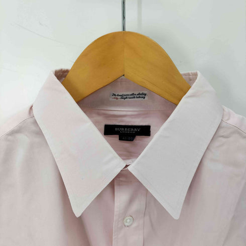 バーバリーロンドン BURBERRY LONDON コットン ショートカラー シャツ メンズ 41-80