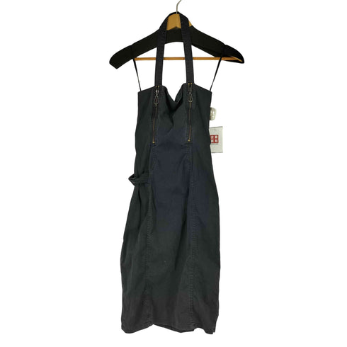ヴェルサーチジーンズクチュール VERSACE JEANS COUTURE ジップ加工 キャミ ワンピース レディース 24/38