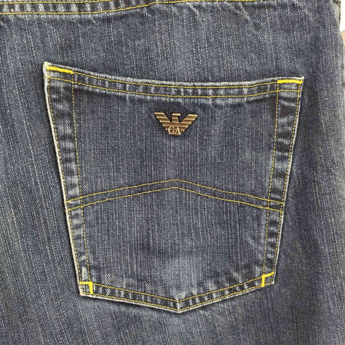 アルマーニジーンズ ARMANI JEANS ストレートデニムパンツ メンズ US 34
