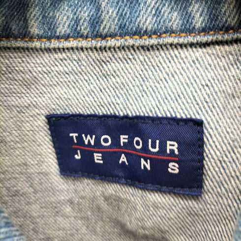 TWOFOUR JEANS 袖ドッキングカットオフデニムジャケット メンズ M
