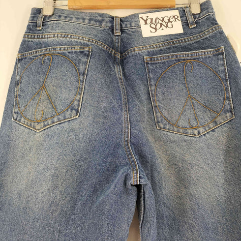 ヤンガーソング Younger Song vintage double knee wash denim メンズ JPN:S