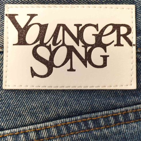 ヤンガーソング Younger Song vintage double knee wash denim メンズ JPN:S