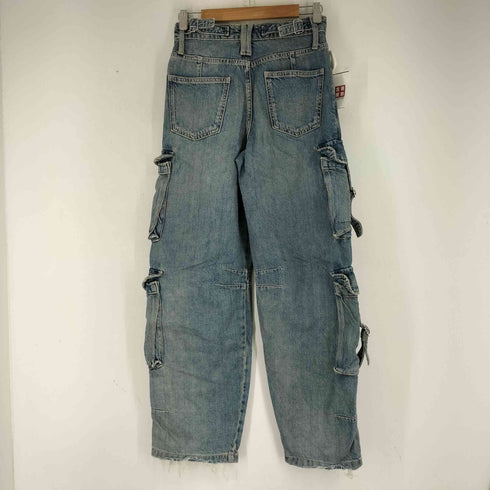 ザラ ZARA デニムカーゴパンツ レディース 34
