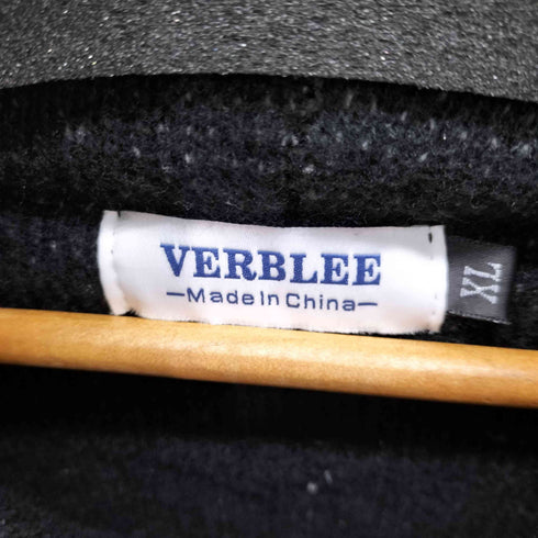 VERBLEE インサイドアウト ニット ジップアップパーカー Y2K メンズ XL