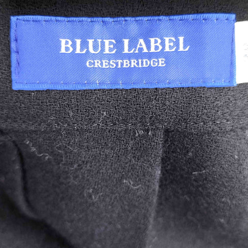 ブラックレーベルクレストブリッジ BLACK LABEL CRESTBRIDGE 切り替え ウール ミニ スカート レディース 38