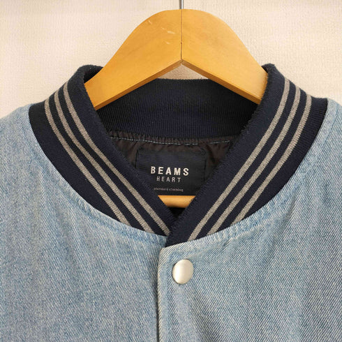 ビームスハート BEAMS HEART デニム エンブレム スタジャン メンズ JPN:L