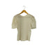 レイビームス Ray BEAMS フラワー レース ギャザー スリーブ Tシャツ レディース