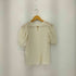 レイビームス Ray BEAMS フラワー レース ギャザー スリーブ Tシャツ レディース