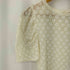 レイビームス Ray BEAMS フラワー レース ギャザー スリーブ Tシャツ レディース