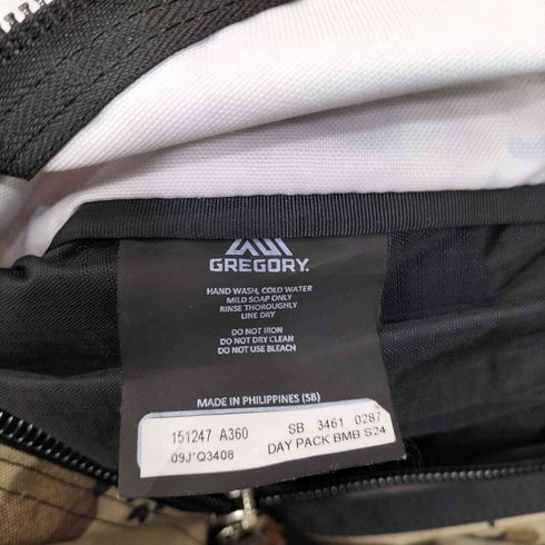 グレゴリー GREGORY 別注 CHOCO CHIP CAMO DAY PACK レディース