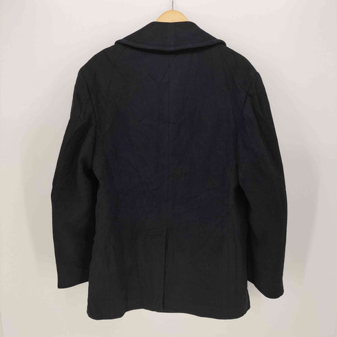 ユーエスネイビー U.S.NAVY 40-50S NAVAL CLOTHING DEPOT ウール Pコート スレーキ コーデュロイ プリントタグ メンズ US:38
