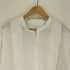 OLLUN Volume Stripe Tuck Shirt ボリュームストライプタックシャツ バルーンスリーブ レディース