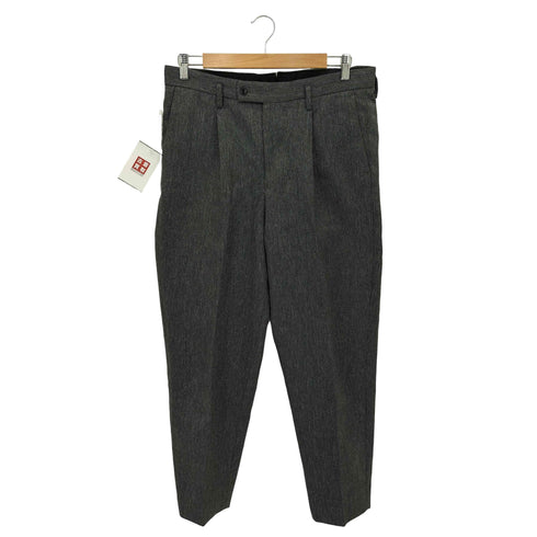 ビューティーアンドユースユナイテッドアローズ BEAUTY & YOUTH UNITED ARROWS テックツイード 1P テーパード ルーズ パンツ メンズ L