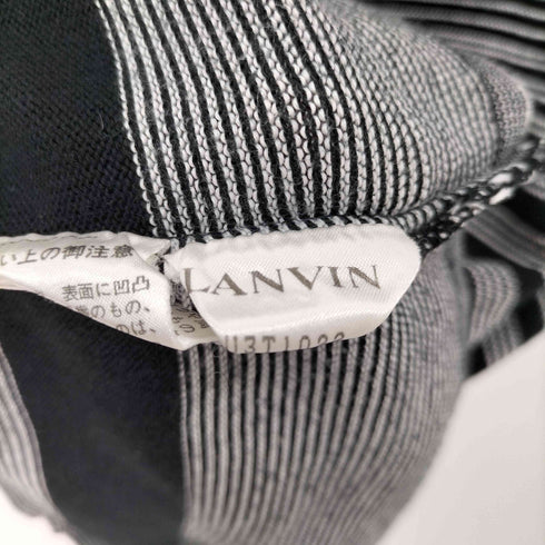 ランバン LANVIN リボン コットン ニットタンクトップ レディース JPN:38