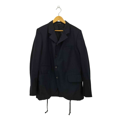コムデギャルソンオムドゥ COMME des GARCONS HOMME DEUX 裾ドローコード 4B テーラードジャケット メンズ JPN:M