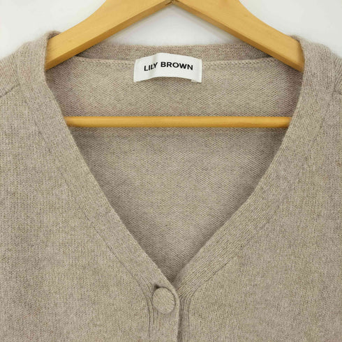 リリーブラウン Lily Brown フォックスビットカーディガン レディース ONE SIZE