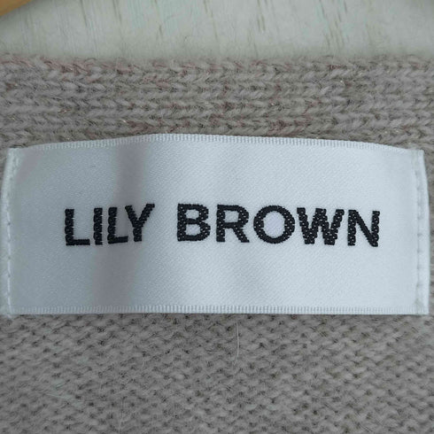 リリーブラウン Lily Brown フォックスビットカーディガン レディース ONE SIZE