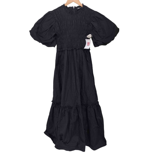 ザラ ZARA シャーリング パフスリーブ ワンピース レディース JPN:XS
