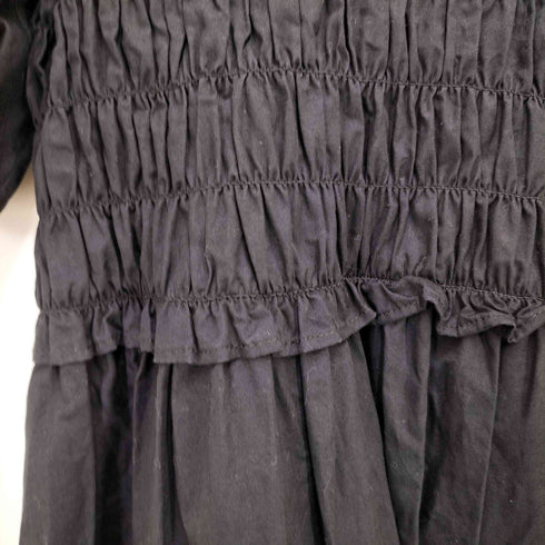ザラ ZARA シャーリング パフスリーブ ワンピース レディース JPN:XS
