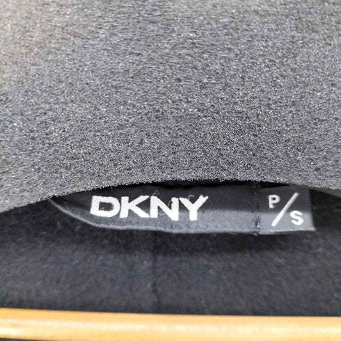 ダナキャランニューヨーク DKNY ウールアンゴラ フード コート レディース P/S