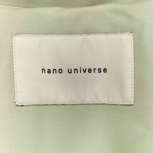 ナノユニバース NANO universe 撥水撥油加工 ベルテッドカルゼコート レディース JPN:S
