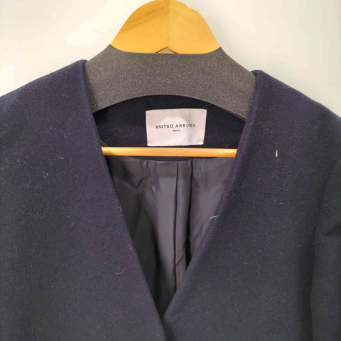 ユナイテッドアローズ UNITED ARROWS UWSC Vノーカラーコート レディース JPN:40