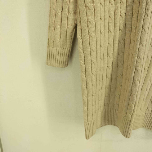 ポロラルフローレン POLO RALPH LAUREN スモールポニー刺繍 ケーブルニットワンピース レディース import:S
