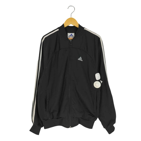 アディダス adidas 90s スリーライン バックロゴ ジップアップ トラックジャケット メンズ JPN:M
