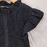 ザラ ZARA フリル パフスリーブ シャーリング ブラウス レディース JPN:XS