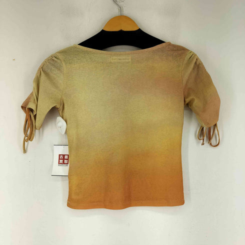 マウジー moussy OMBRE SHEER SHRRING トップス レディース FREE