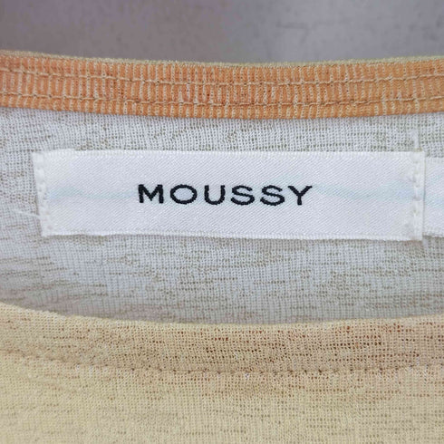 マウジー moussy OMBRE SHEER SHRRING トップス レディース FREE