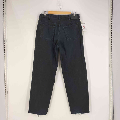 カルバンクラインジーンズ Calvin Klein Jeans 90s Easy Fit Zip Fly Gaement Dye メキシコ製 後染めブラック バギーデニム メンズ 36