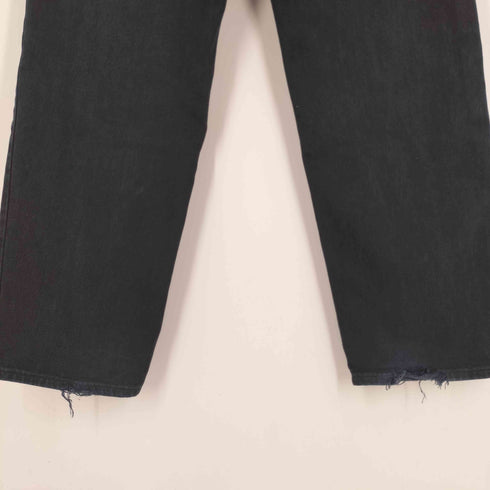 カルバンクラインジーンズ Calvin Klein Jeans 90s Easy Fit Zip Fly Gaement Dye メキシコ製 後染めブラック バギーデニム メンズ 36