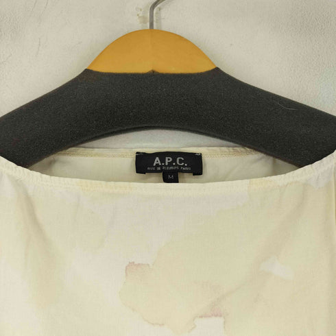 アーペーセー A.P.C. 90-00S フランス製総柄ノースリーブトップス レディース import:M