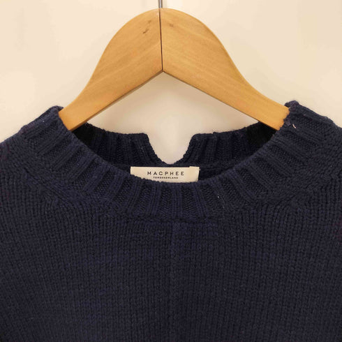 マカフィー MACPHEE 24AW ラムカシミヤ クルーネックプルオーバー レディース JPN:S