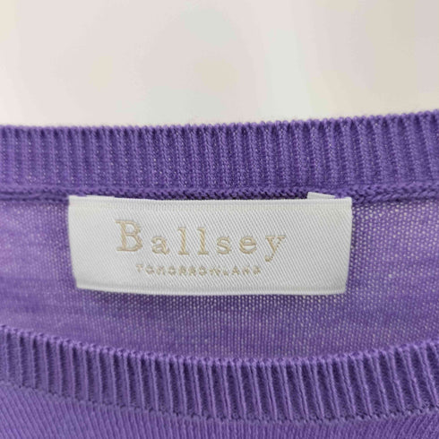 ボールジー BALLSEY 23AWスーパーエクストラファインウール ハーフスリーブプルオーバー レディース JPN:S
