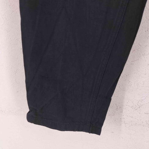 後染め 比翼 タックユーロ ワークパンツ サスペンダーボタン メンズ 44