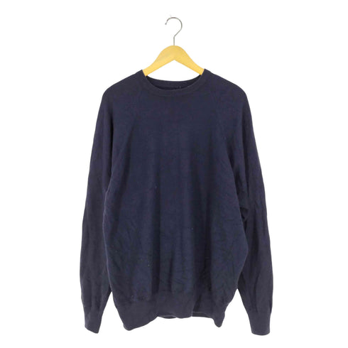 カシミヤ100 クルーネックニット メンズ