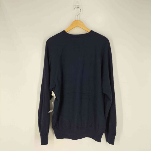 カシミヤ100 クルーネックニット メンズ