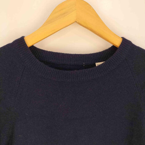 カシミヤ100 クルーネックニット メンズ