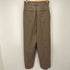 マカフィー MACPHEE 24AW ウールナチュラルストレッチ タックワイドパンツ レディース 32