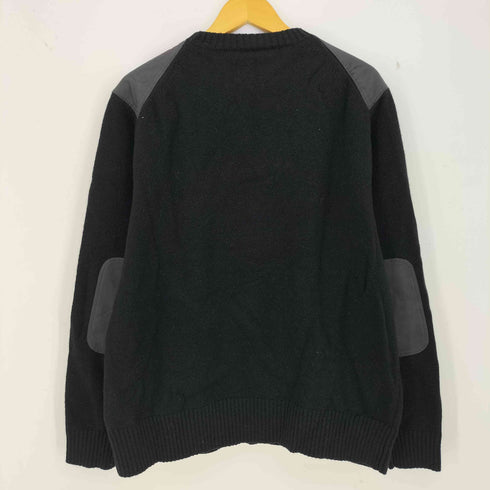 N NUMBER 25ss SHETLAND WOOL PATCHED KNIT PULLOVER シェットランド ウール パッチデザイン ニット プルオーバー メンズ 4