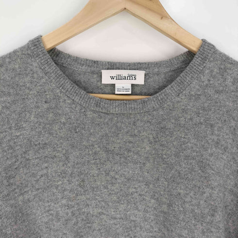 williams カシミヤ100 クルーネックニット メンズ import:L
