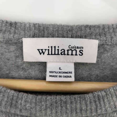 williams カシミヤ100 クルーネックニット メンズ import:L