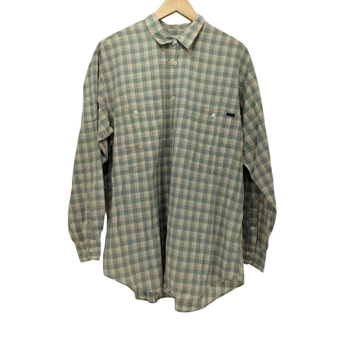 パパス papas チェック柄 ロングスリーブワークシャツ メンズ JPN:M