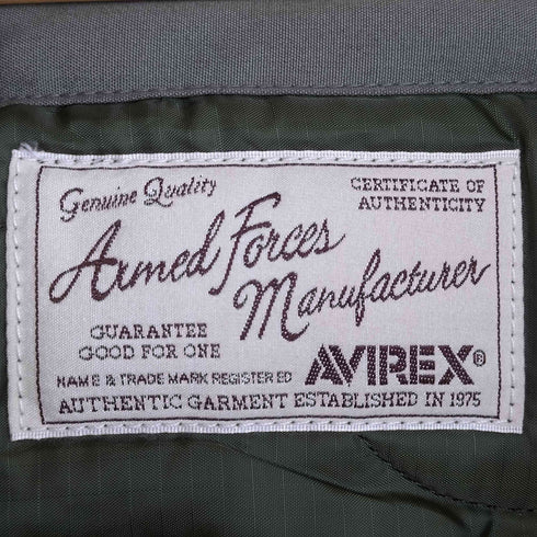 アヴィレックス AVIREX 3Way M-65 MODS PARKA キルティングライナー付き モッズパーカー コート メンズ import:XL