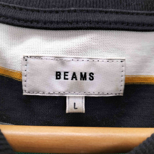 ビームス BEAMS 25SS マルチボーダー Tシャツ メンズ JPN:L